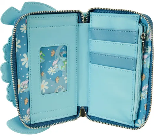 Portefeuille zippé Stitch Printemps et Marguerites Cosplay Loungefly