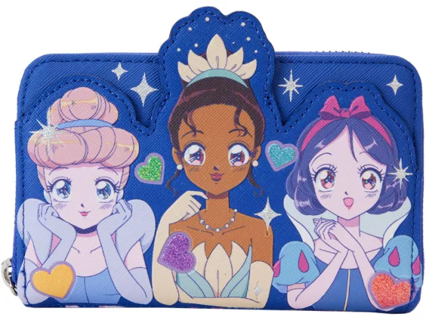 Portefeuille zippé Style Manga Loungefly