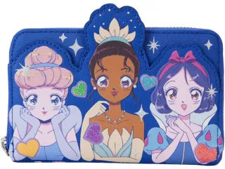 Portefeuille zippé Style Manga Loungefly