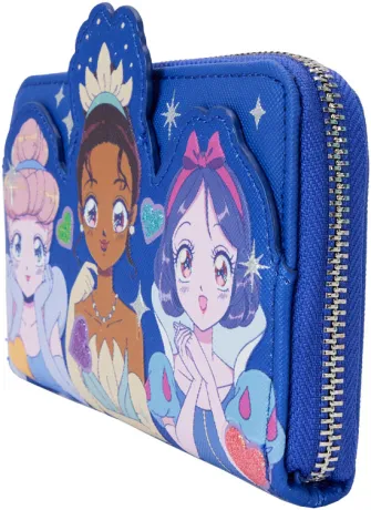 Portefeuille zippé Style Manga Loungefly