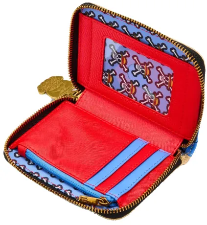 Portefeuille zippé Style Paille Loungefly