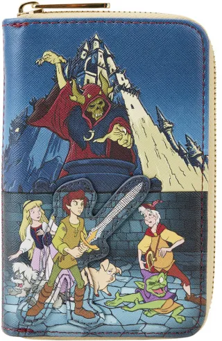 Portefeuille zippé Taram et le Chaudron Magique Affiche du Film Loungefly