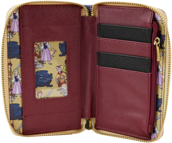 Portefeuille zippé Taram et le Chaudron Magique Affiche du Film Loungefly