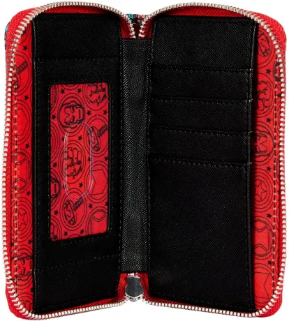 Portefeuille zippé Tatouage Floral Loungefly