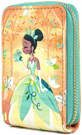 Portefeuille Accordéon Tiana et Naveen s&#039;embrassent Loungefly