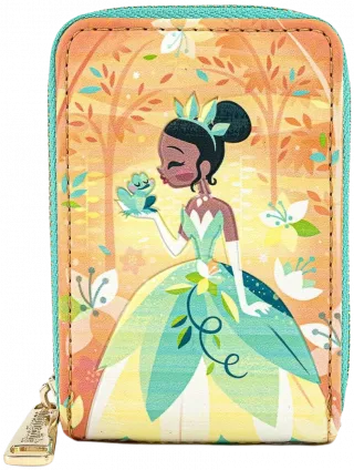 Portefeuille Accordéon Tiana et Naveen s&#039;embrassent Loungefly