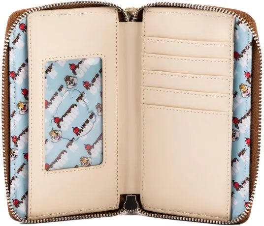 Portefeuille zippé Tic et Tac Cerise sur le dessus Loungefly