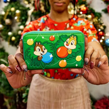 Portefeuille zippé Tic et Tac Ornaments Loungefly