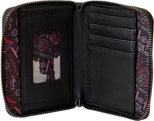 Portefeuille zippé Tie Fighter Lenticulaire Cosplay Loungefly