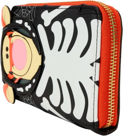 Portefeuille zippé Tigrou Squelette Cosplay Glow Loungefly