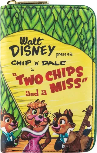 Portefeuille zippé Trésors du Coffre-fort Loungefly