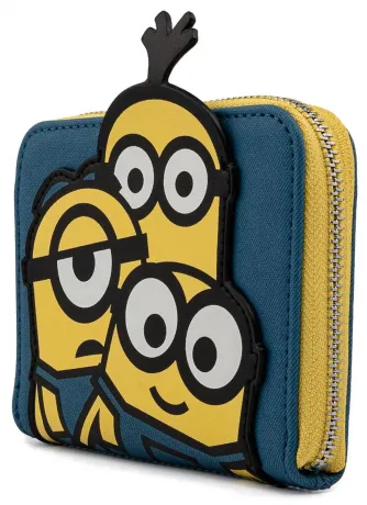 Portefeuille zippé Triple Minion Bello Loungefly