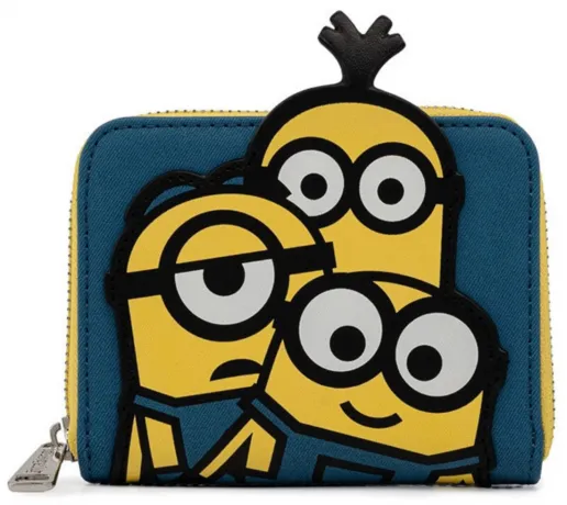 Portefeuille zippé Triple Minion Bello Loungefly