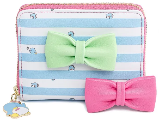 Portefeuille zippé Tuxedo Sam Rayé Loungefly