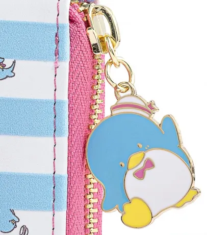 Portefeuille zippé Tuxedo Sam Rayé Loungefly