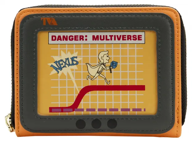 Portefeuille zippé TVA Miss Minutes Loungefly