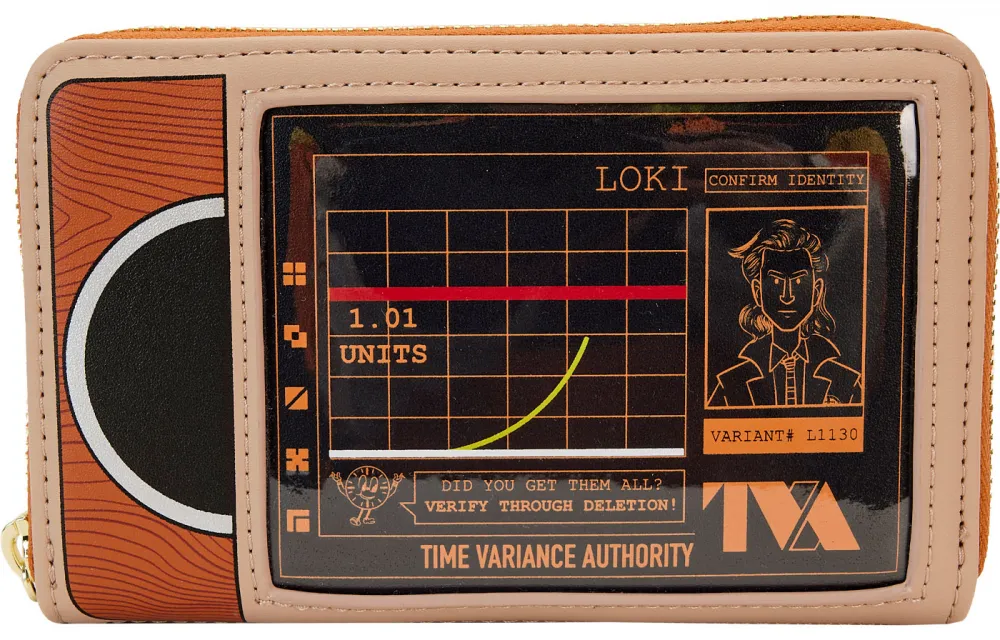 Portefeuille Zippé Loungefly Paul Frank Julius - Similicuir Imprimé Tête, Neuf Avec étiquettes