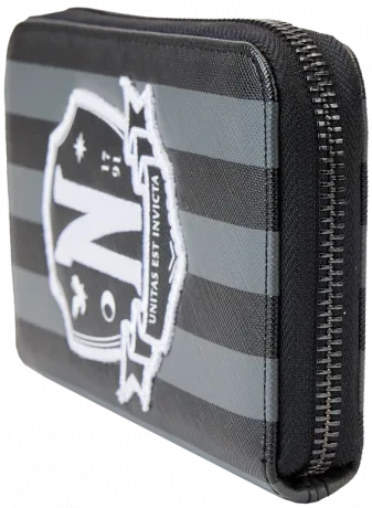 Portefeuille zippé Mercredi Addams Uniforme de la Nevermore Academy Loungefly