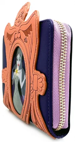 Portefeuille zippé Ursula et Vanessa Miroir Lenticulaire Loungefly