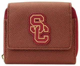 Portefeuille zippé USC Trojans SC Interlock Football Loungefly