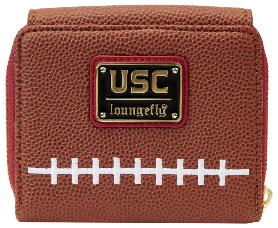 Portefeuille zippé USC Trojans SC Interlock Football Loungefly