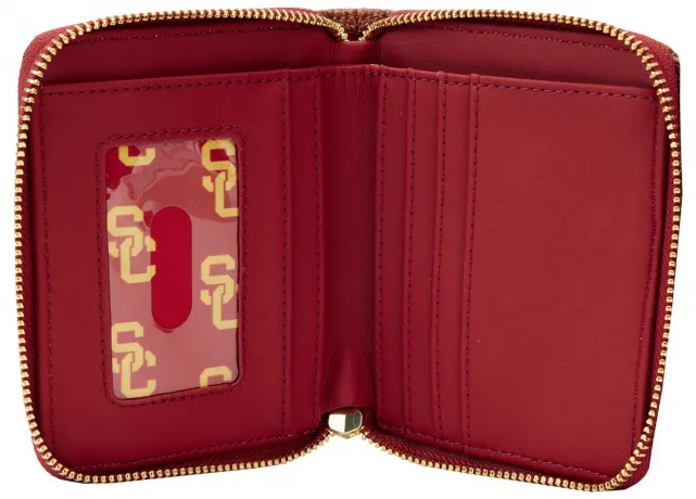Portefeuille zippé USC Trojans SC Interlock Football Loungefly