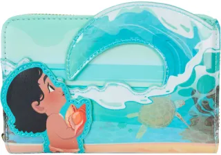 Portefeuille zippé Vagues de l&#039;Océan Loungefly