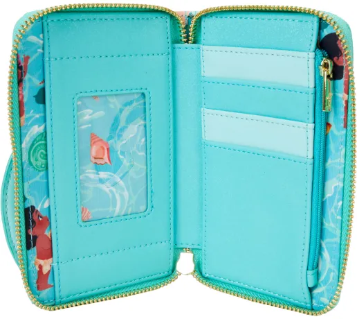 Portefeuille zippé Vagues de l&#039;Océan Loungefly