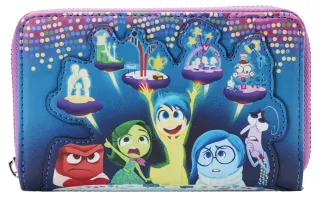 Portefeuille zippé Vice-Versa Centre de Contrôle Glow Loungefly