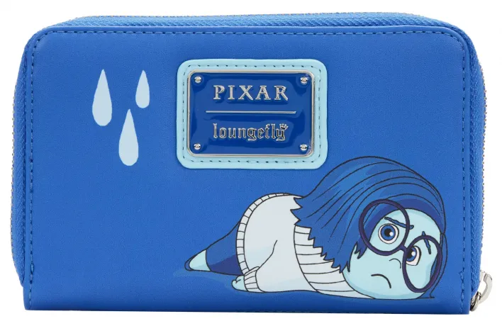 Portefeuille zippé Vice-Versa Tristesse Cosplay Loungefly