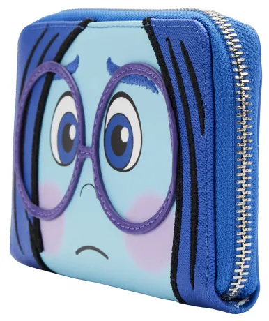 Portefeuille zippé Vice-Versa Tristesse Cosplay Loungefly