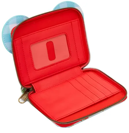 Portefeuille zippé Vichy Cerise Loungefly