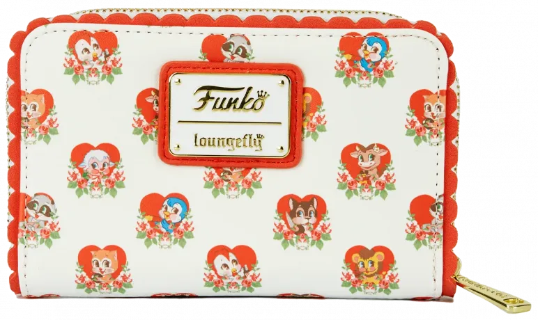 Portefeuille zippé Villainous Valentines Personnages Loungefly