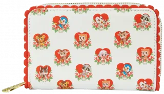 Portefeuille zippé Villainous Valentines Personnages Loungefly