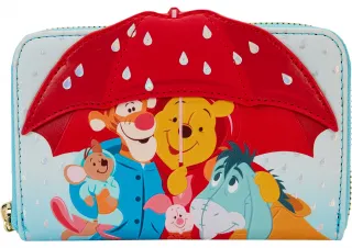 Portefeuille zippé Winnie et ses Amis Jour de Pluie Loungefly