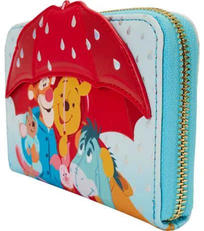Portefeuille zippé Winnie et ses Amis Jour de Pluie Loungefly