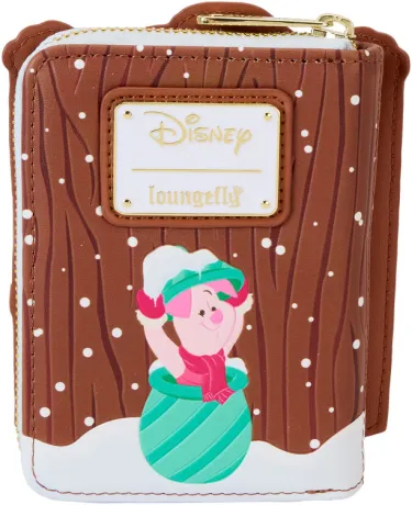 Portefeuille zippé Winnie et ses Amis Vœux de Noël Loungefly