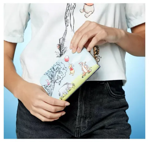Portefeuille zippé Winnie l&#039;Ourson et ses Amis Loungefly