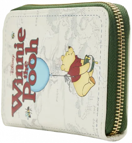 Portefeuille zippé Livre Classique Winnie l&#039;Ourson Loungefly