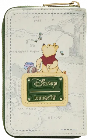 Portefeuille zippé Livre Classique Winnie l&#039;Ourson Loungefly