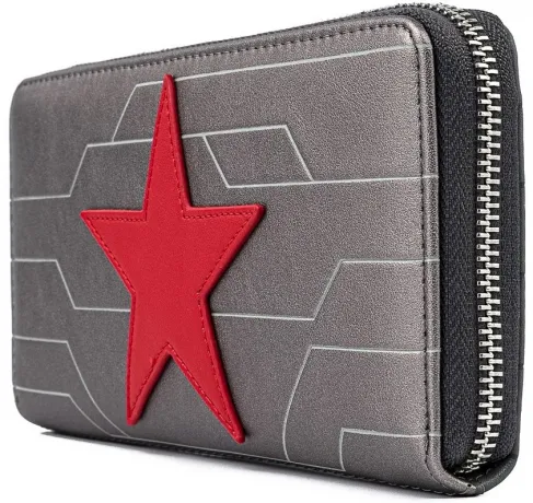 Portefeuille zippé Winter Soldat de l&#039;Hiver Cosplay Loungefly