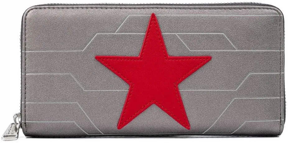 Portefeuille zippé Winter Soldat de l&#039;Hiver Cosplay Loungefly