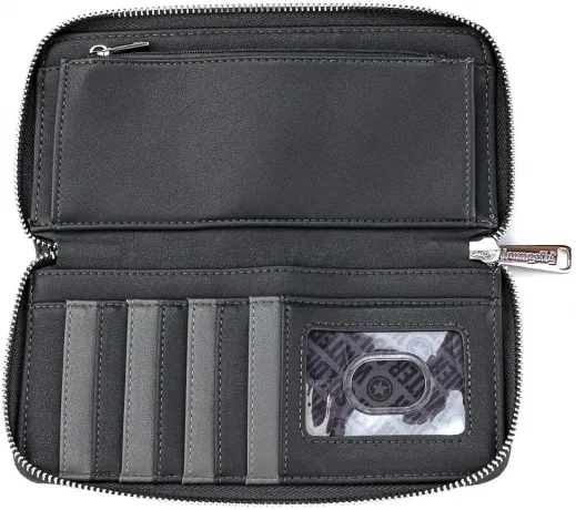 Portefeuille zippé Winter Soldat de l&#039;Hiver Cosplay Loungefly