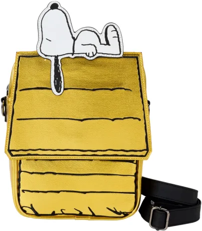 Sac à bandoulière 75ème Anniversaire Snoopy Dort sur le Niche Loungefly