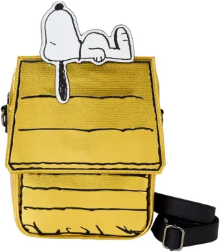 Sac à bandoulière 75ème Anniversaire Snoopy Dort sur le Niche Loungefly