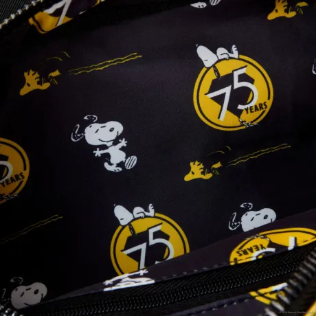 Sac à bandoulière 75ème Anniversaire Snoopy Dort sur le Niche Loungefly