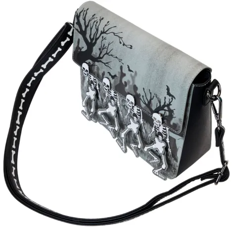 Sac à bandoulière 95ème Anniversaire La Danse macabre Glow Loungefly