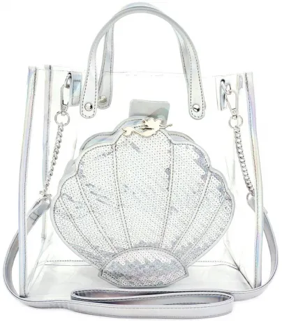 Sac à bandoulière Ariel 30ème Anniversaire Transparent Loungefly