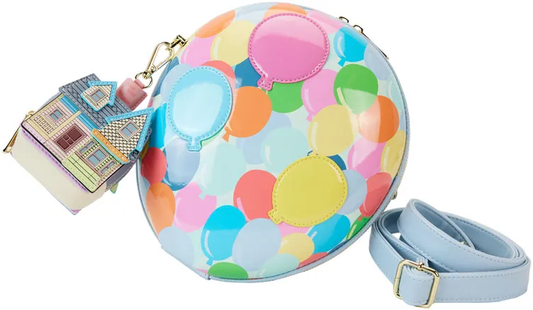 Sac à bandoulière avec Porte-monnaie Maison avec Ballon Figural Loungefly