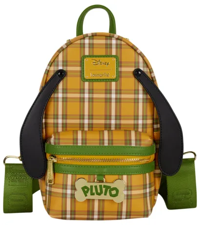 Sac à bandoulière avec Porte-monnaie Pluto 95ème Anniversaire Plaid Loungefly
